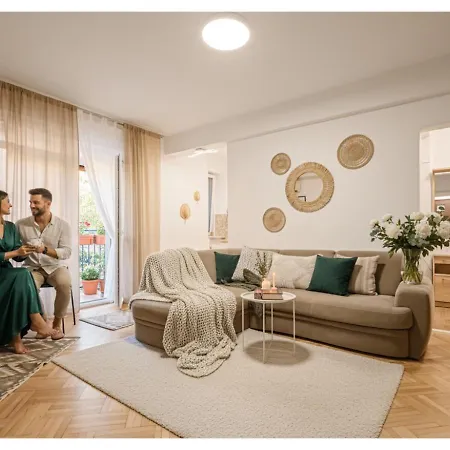 Earthy Escape - Warm With Balcony * Bucharest