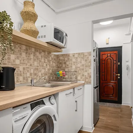 Apartamento Earthy Escape - Warm With Balcony Bucarest